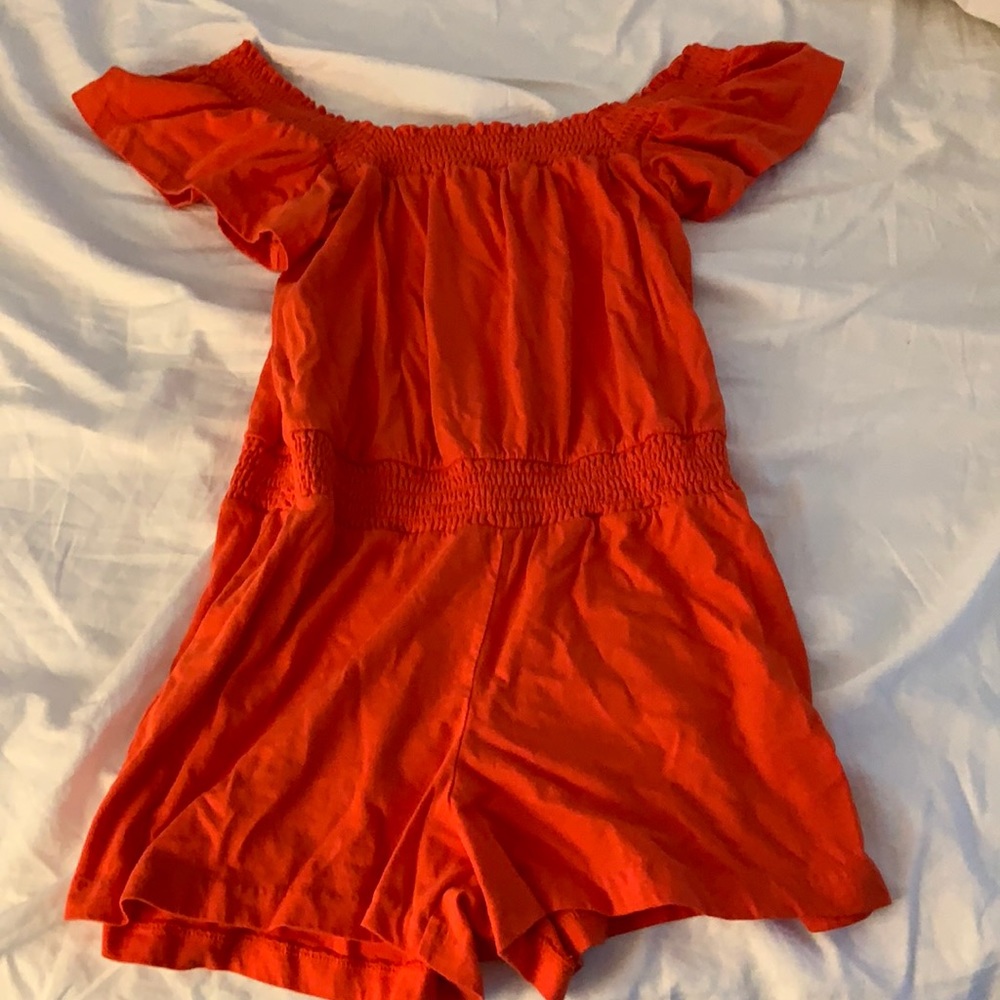 Orange romper